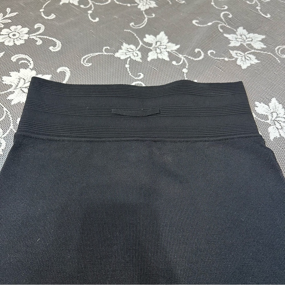 Jean Paul Gaultier 90’s Black High Waisted Bandage Mini Skirt Sz Small - Picture 13 of 16